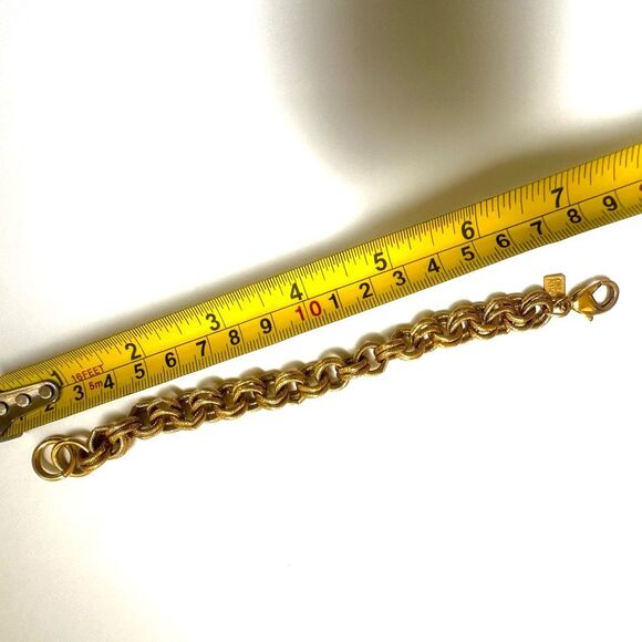 Avon Y shaped pink and gold tone necklace - Picture 8 of 11